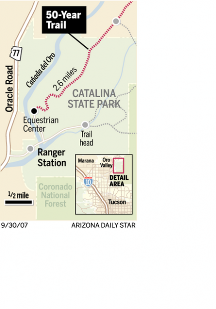 50-Year Trail: Takes hikers, bikers through classic desert terrain